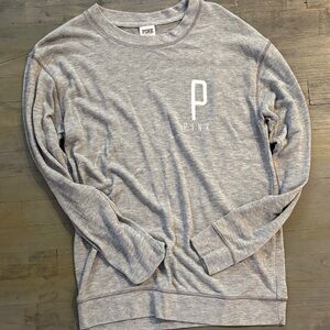 PINK Victoria's Secret Heather Gray Top